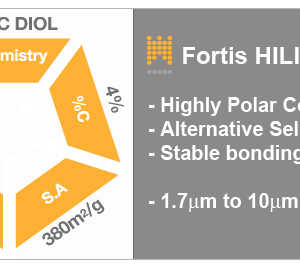 Fortis HILIC DIOL 100Å 3µm, 4.6 x 50mm, ea. - Image 3