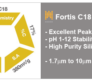 Fortis C18 100Å 1.7µm, 2.1 x 50mm, ea. - Image 3